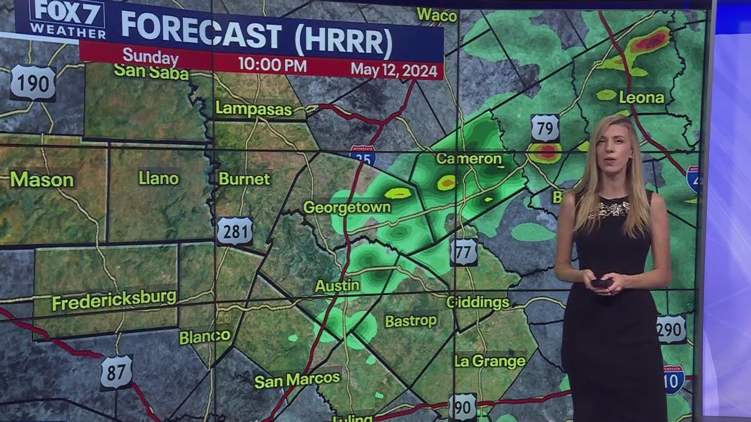 Austin weather: Storm chances Monday