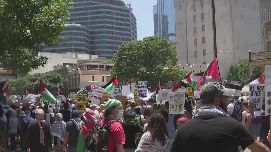 Pro-Palestine protests at Texas State Capitol
