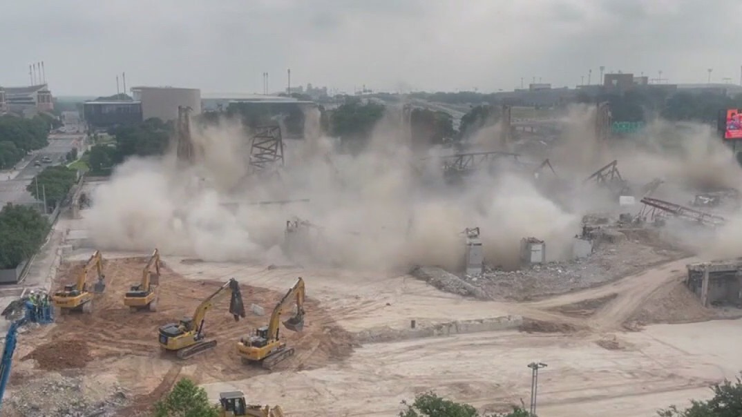 Erwin Center demolition complete