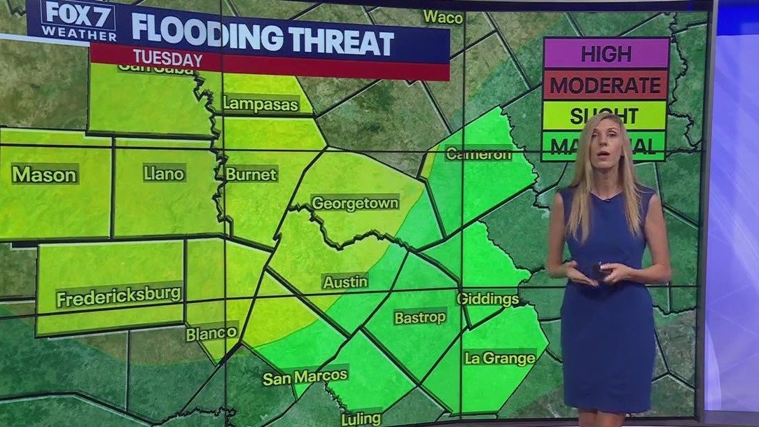 Austin weather: Rain chances beginning Monday