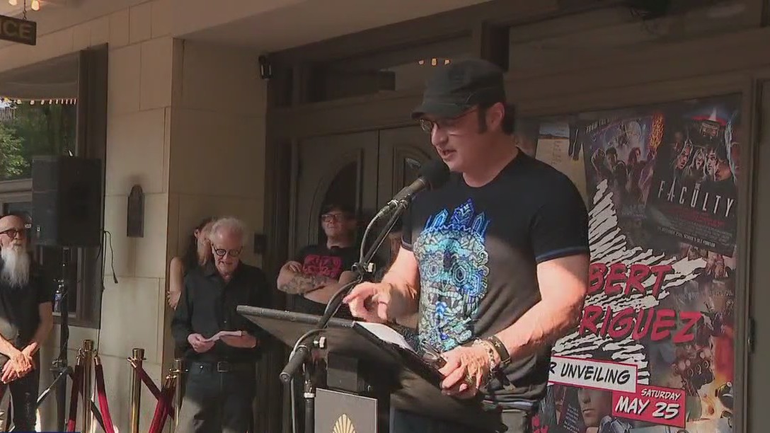 Robert Rodriguez receives star at Paramount