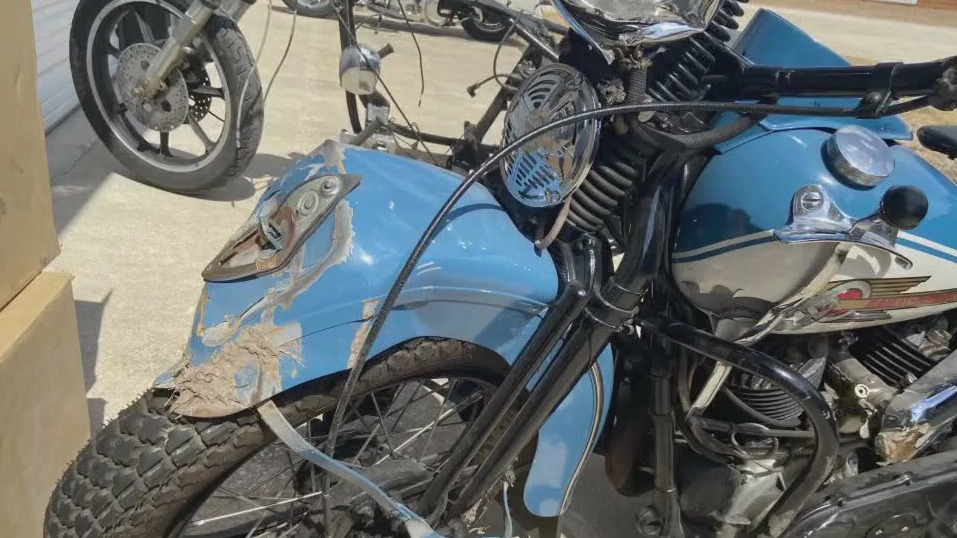 Biker shares story to teach safety