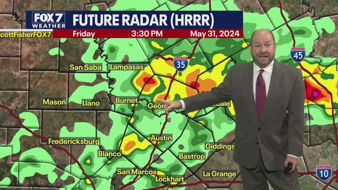 Austin weather: Rain before heat, dry out