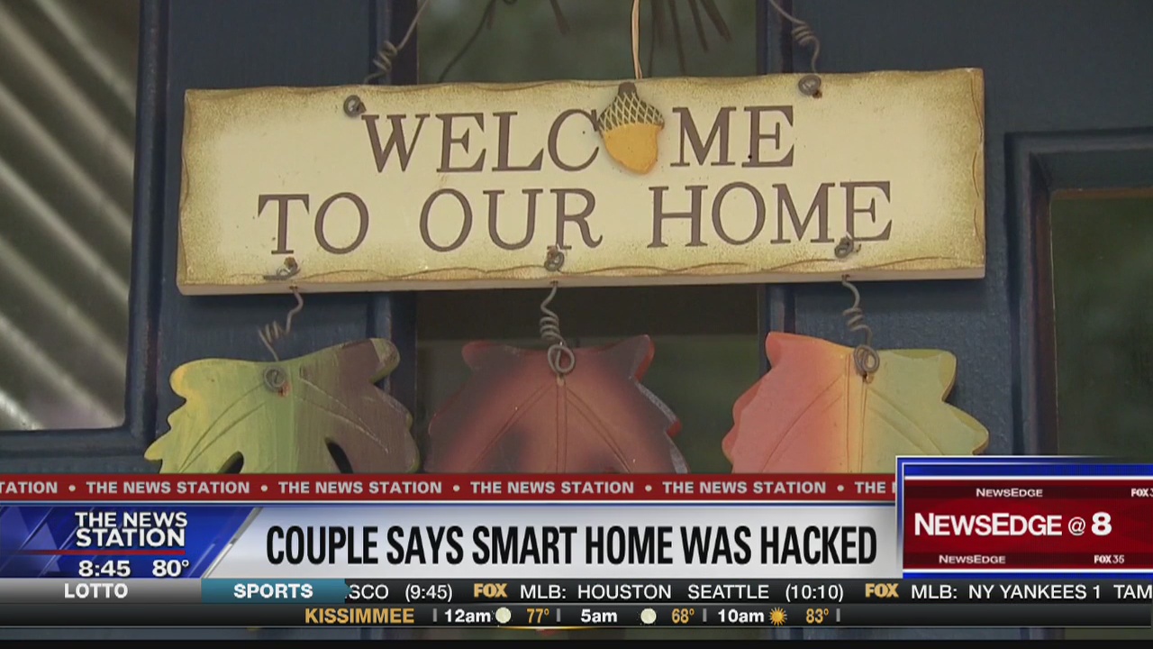 Homeowners say smart home was hacked
