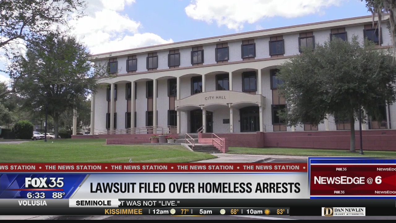 Groups claim Ocala is mistreating homeless