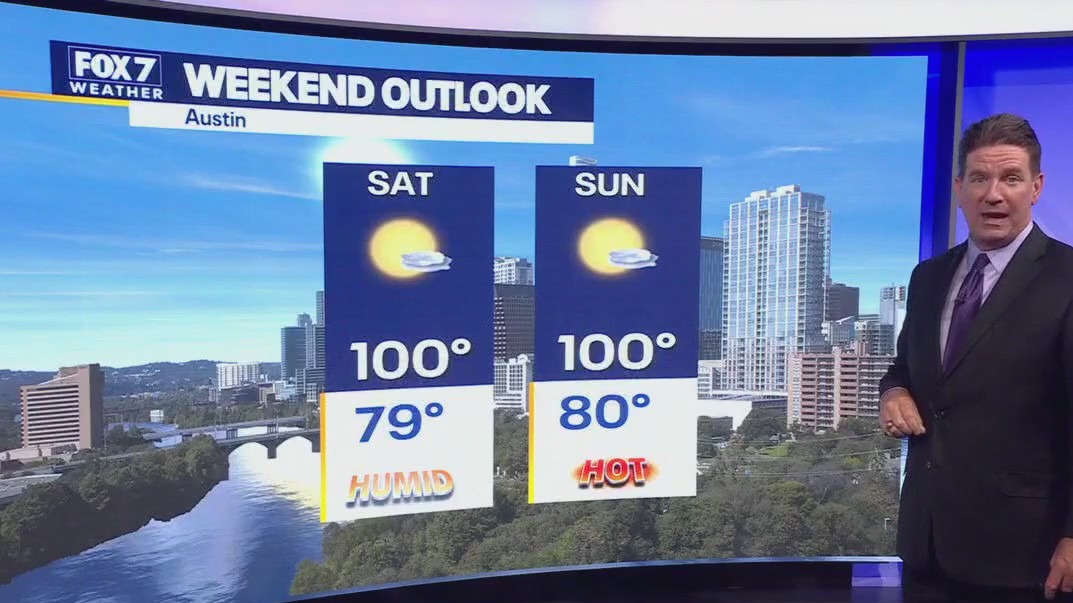Austin weather: Hot, humid days ahead