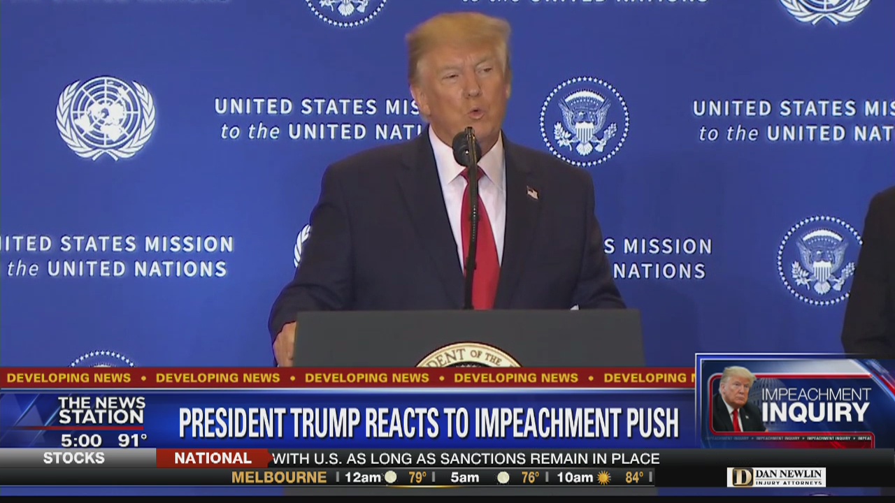 Washington plunges into Trump impeachment investigation