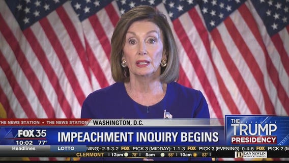 Pelosi orders impeachment probe of Trump