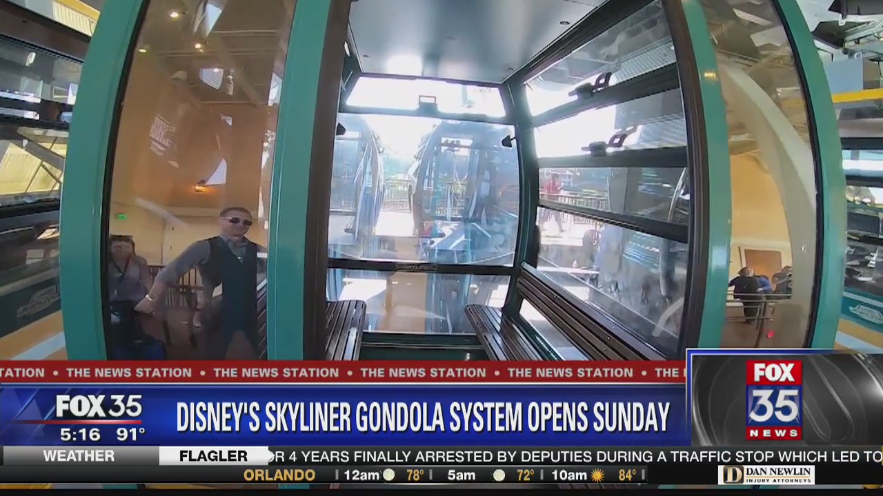 Disney's Skyliner gondola system debuts