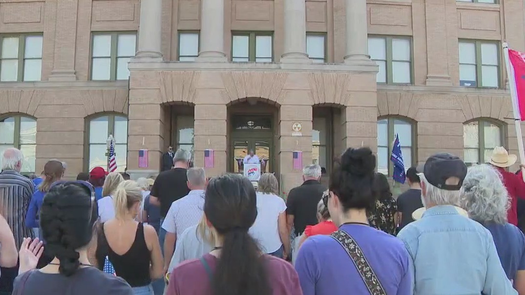 Trump supporters gather in WilCo