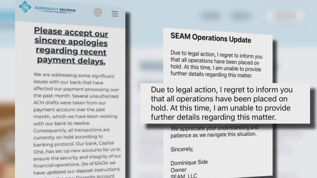 Surrogate escrow funds lawsuit update