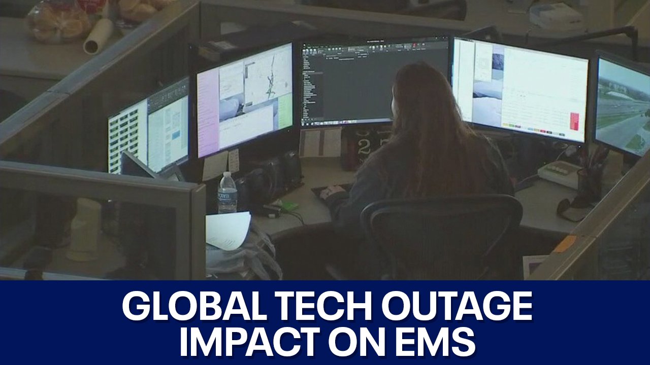 Global tech outage impact on EMS systems