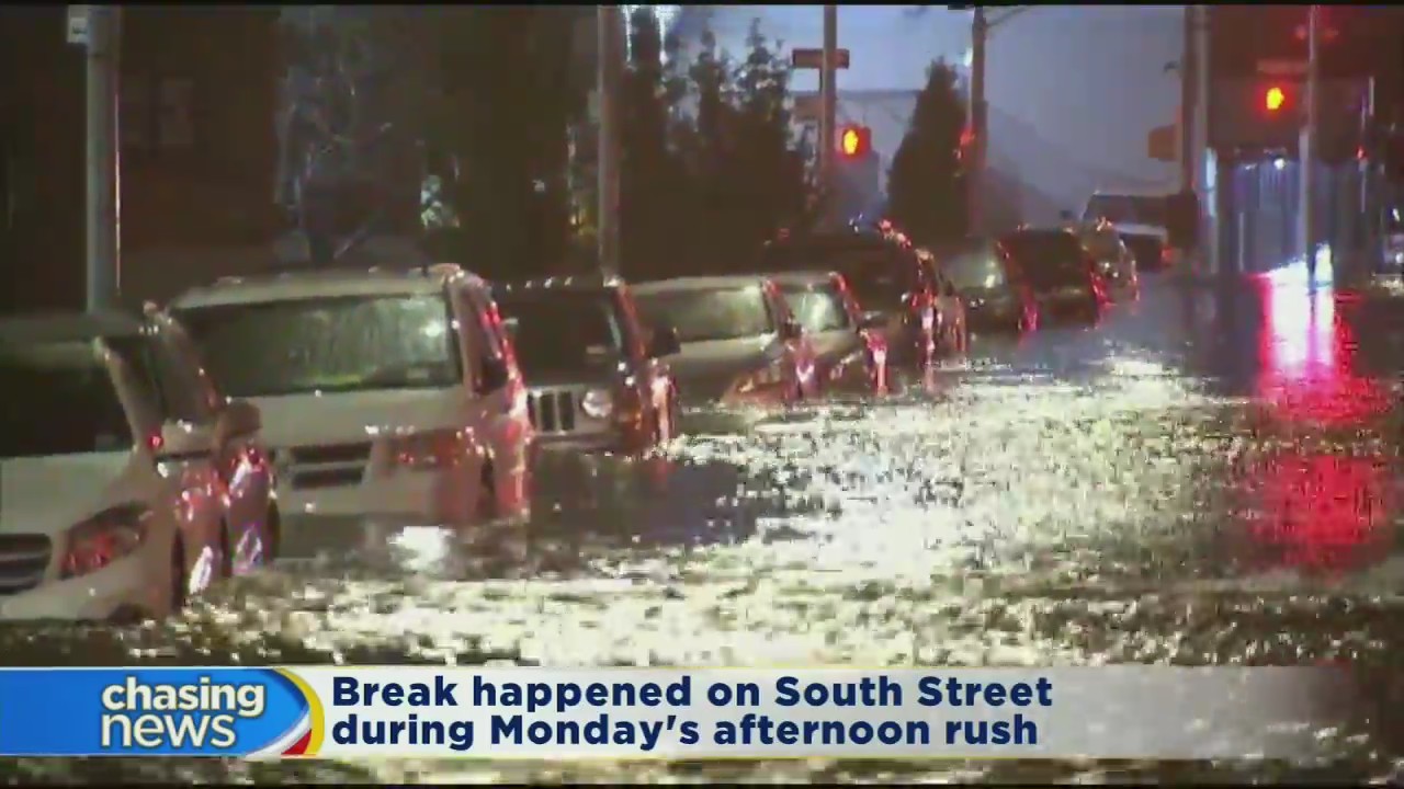 Lower East Side water main break forces road closures, cleanup
