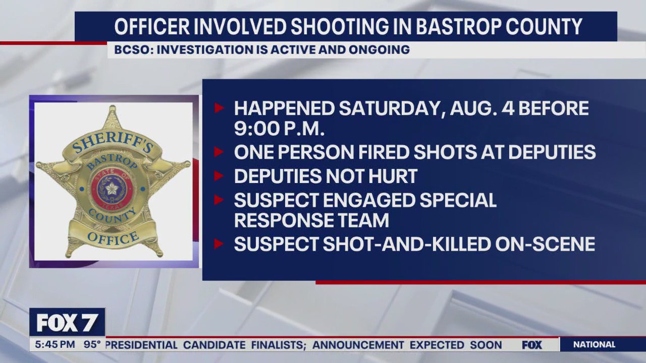 Bastrop County officer-involved shooting