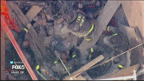 Partial building collapse