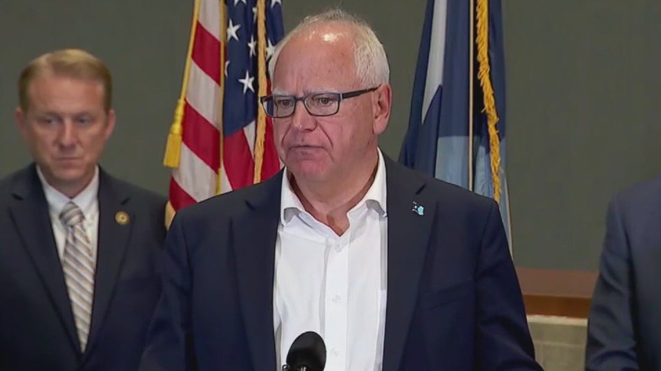 Tim Walz named Kamala Harris' running mate