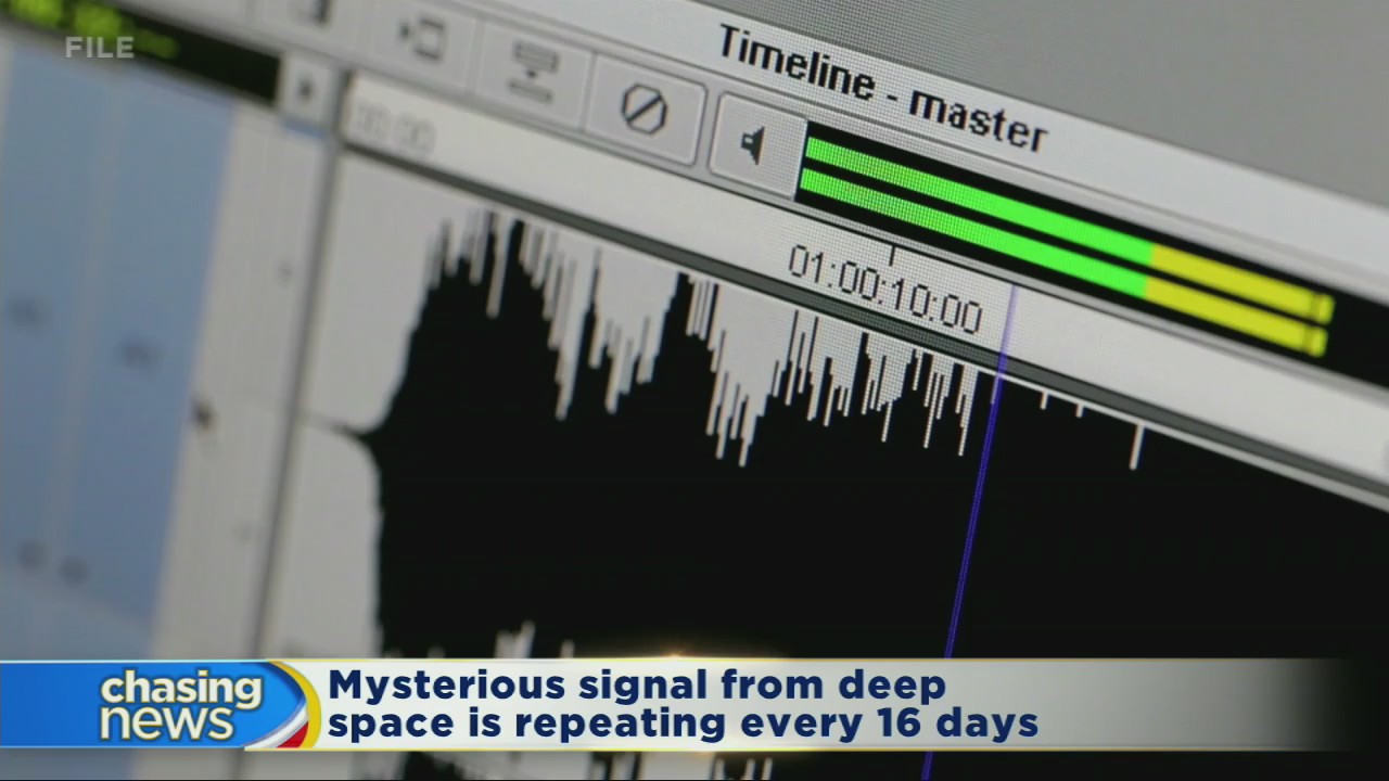 Mysterious signal from deep space repeating every 16 days