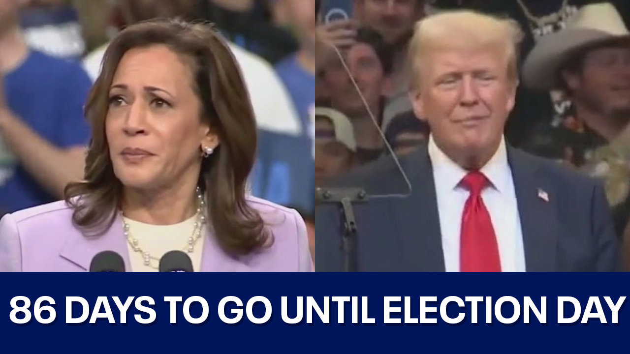 Trump, Harris look to gather undecideds