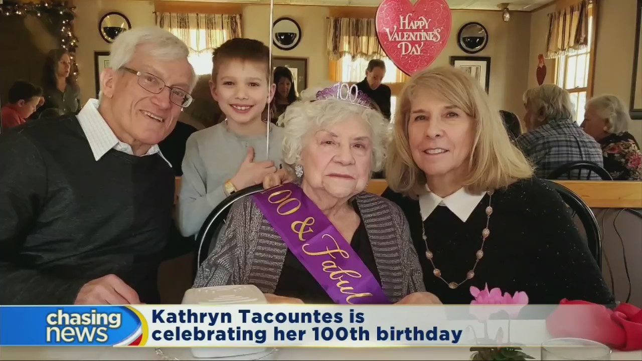 Happy 100th birthday, Kathryn Tacountes!