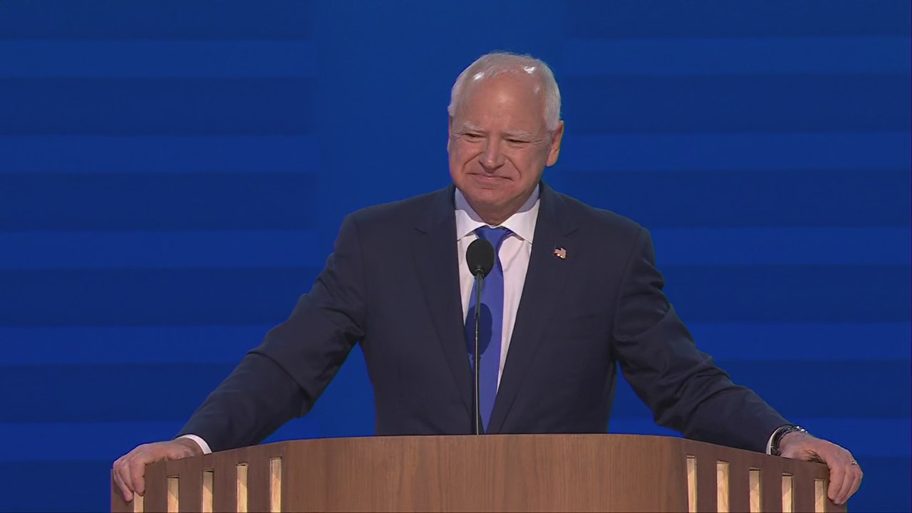 Tim Walz at DNC: Full Speech