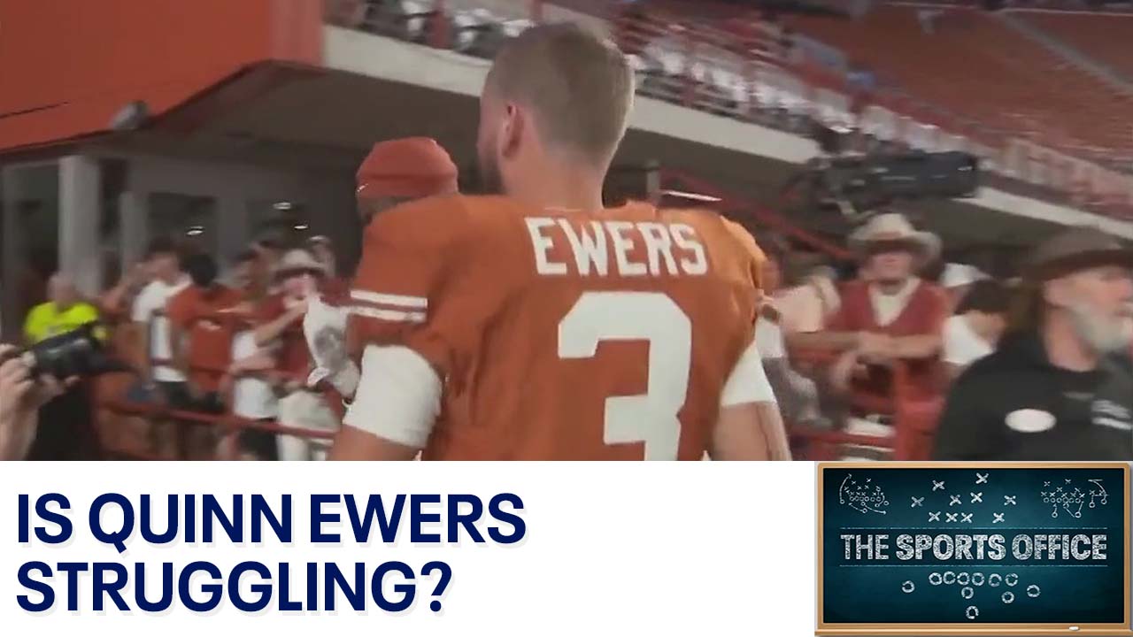 Is Quinn Ewers struggling?