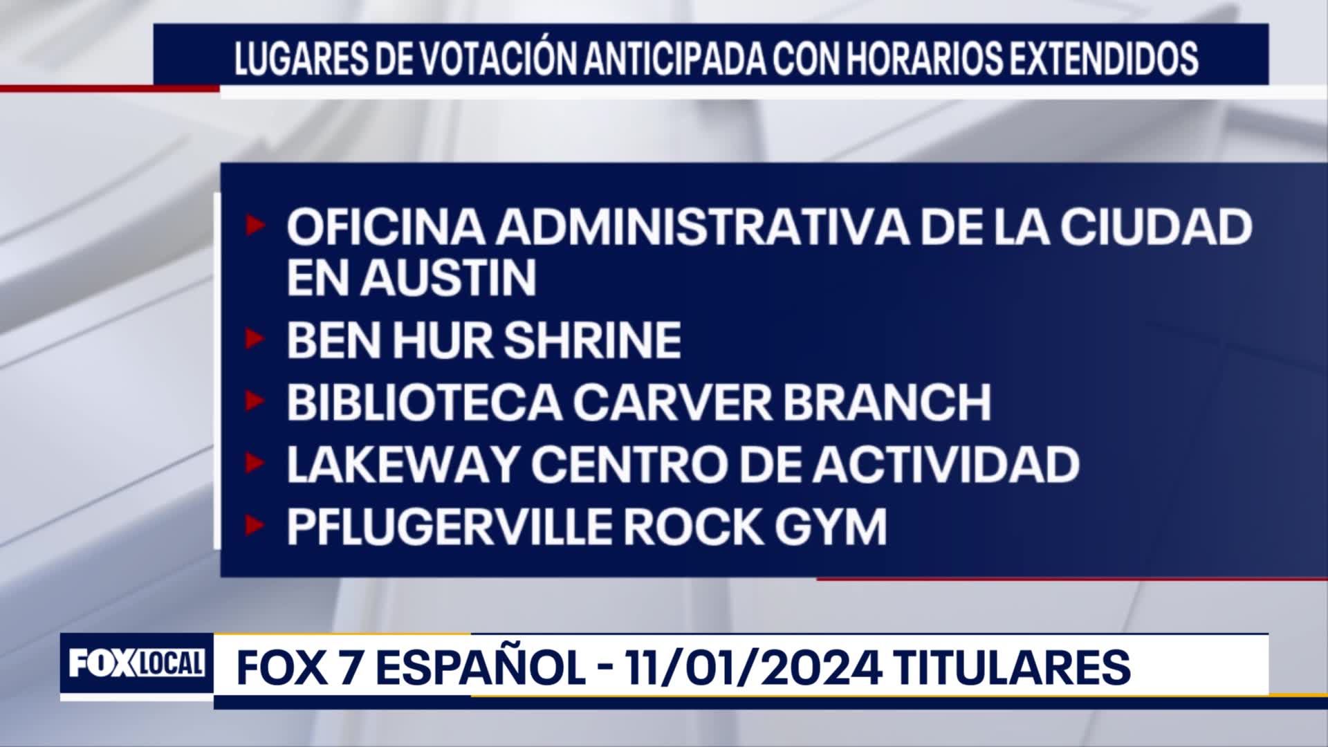 FOX 7 Espa?ol - 11/01/24 Titulares