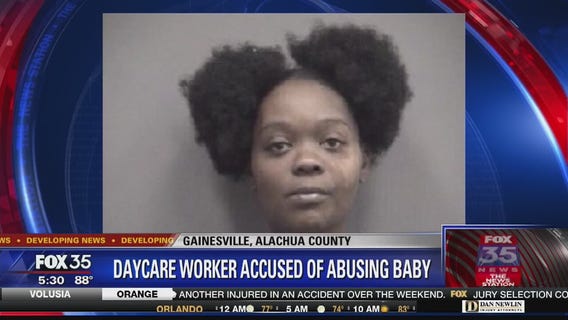 Daycare worker accused of abusing baby