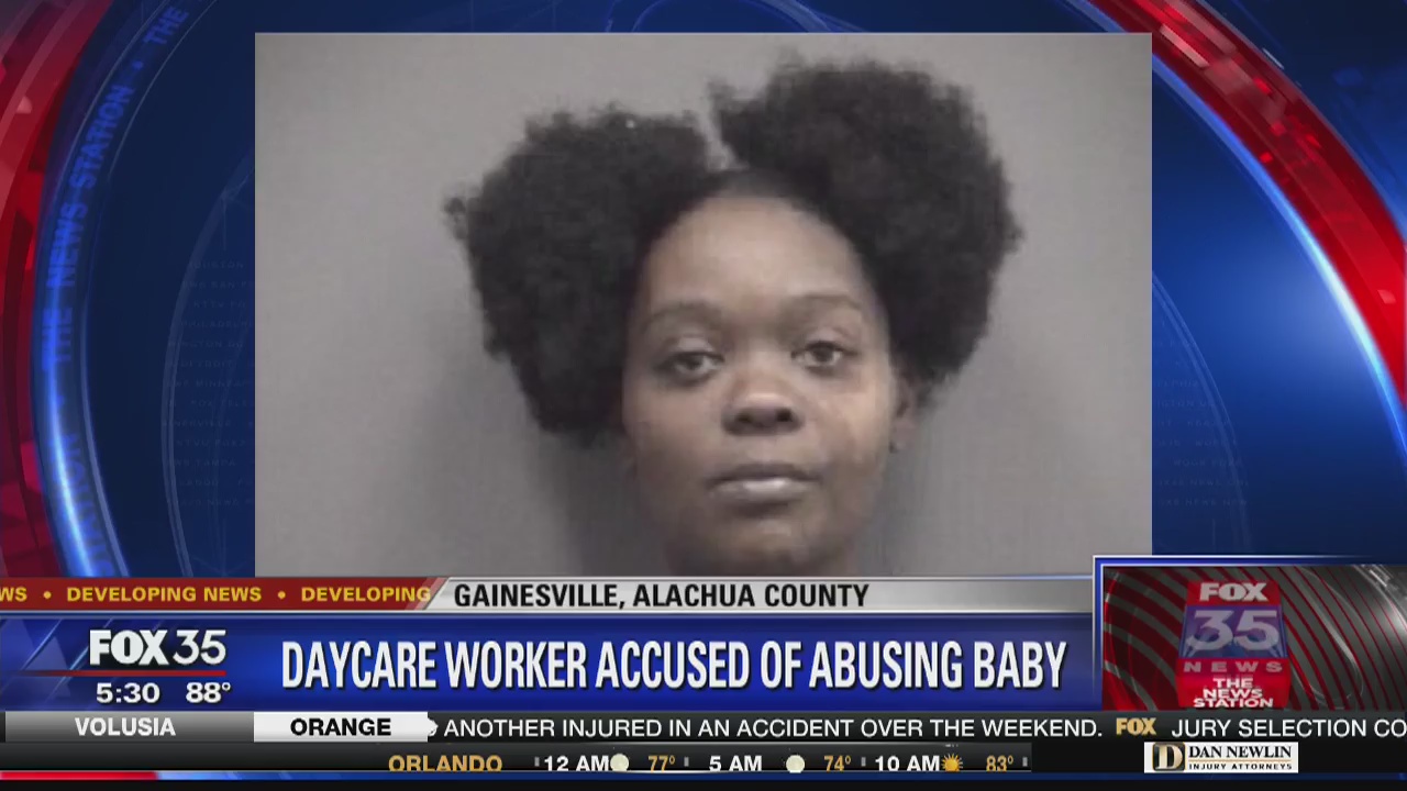 Daycare worker accused of abusing baby