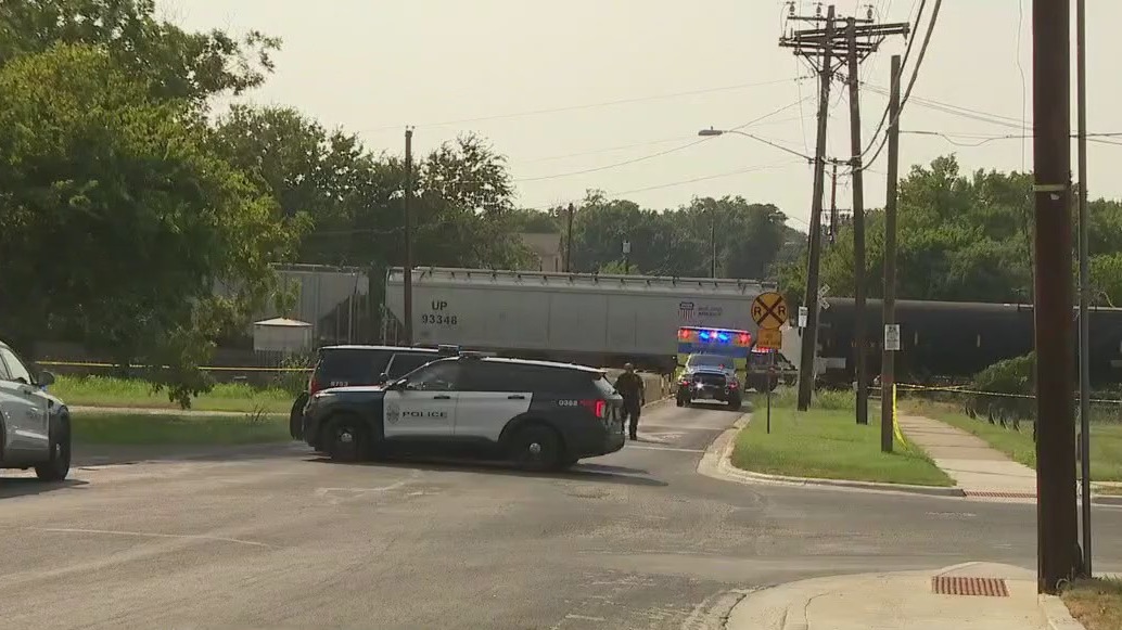 Pedestrian killed after being hit by train