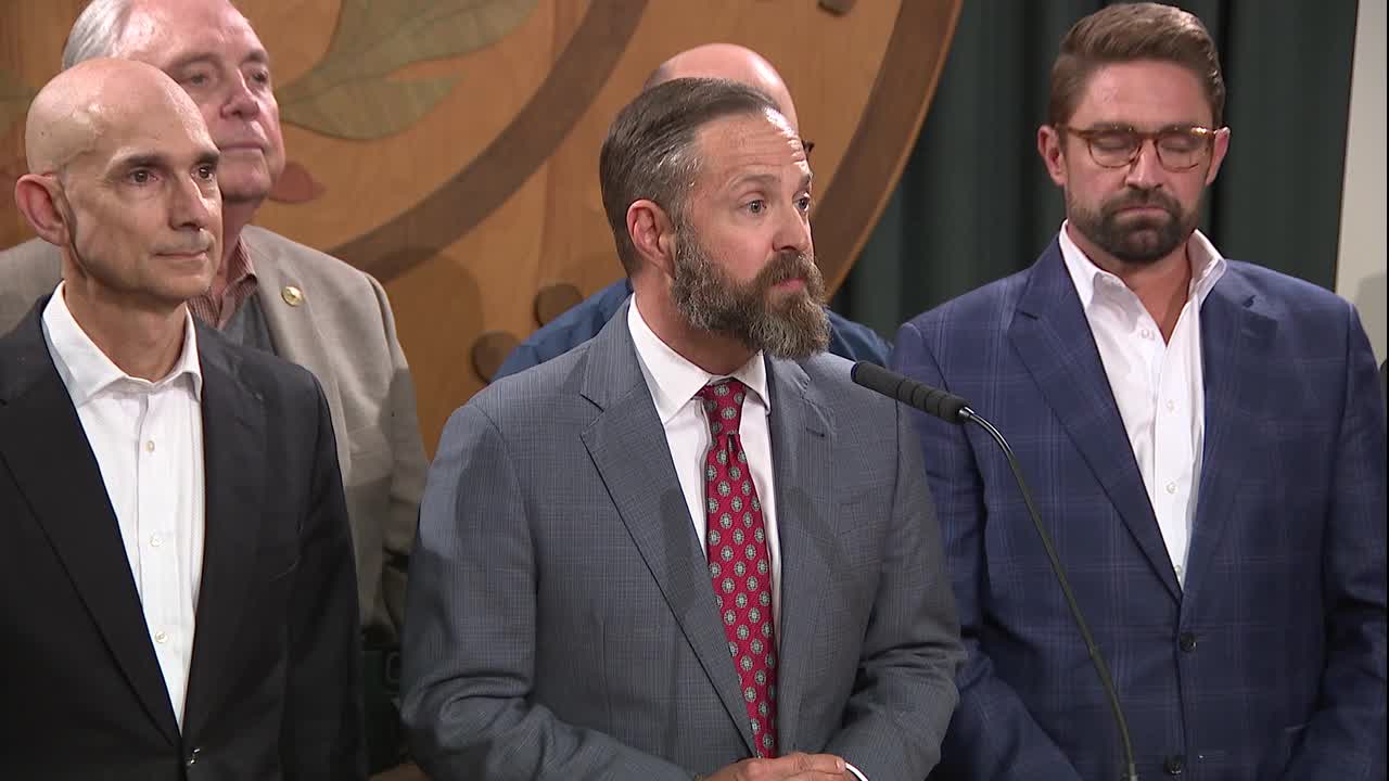 Dustin Burrows presser