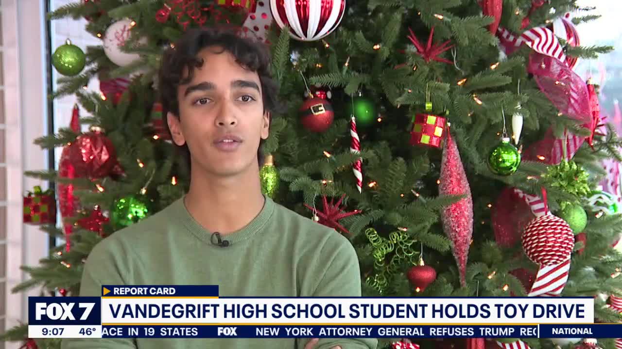 Vandegrift HS toy drive for Dell Children's