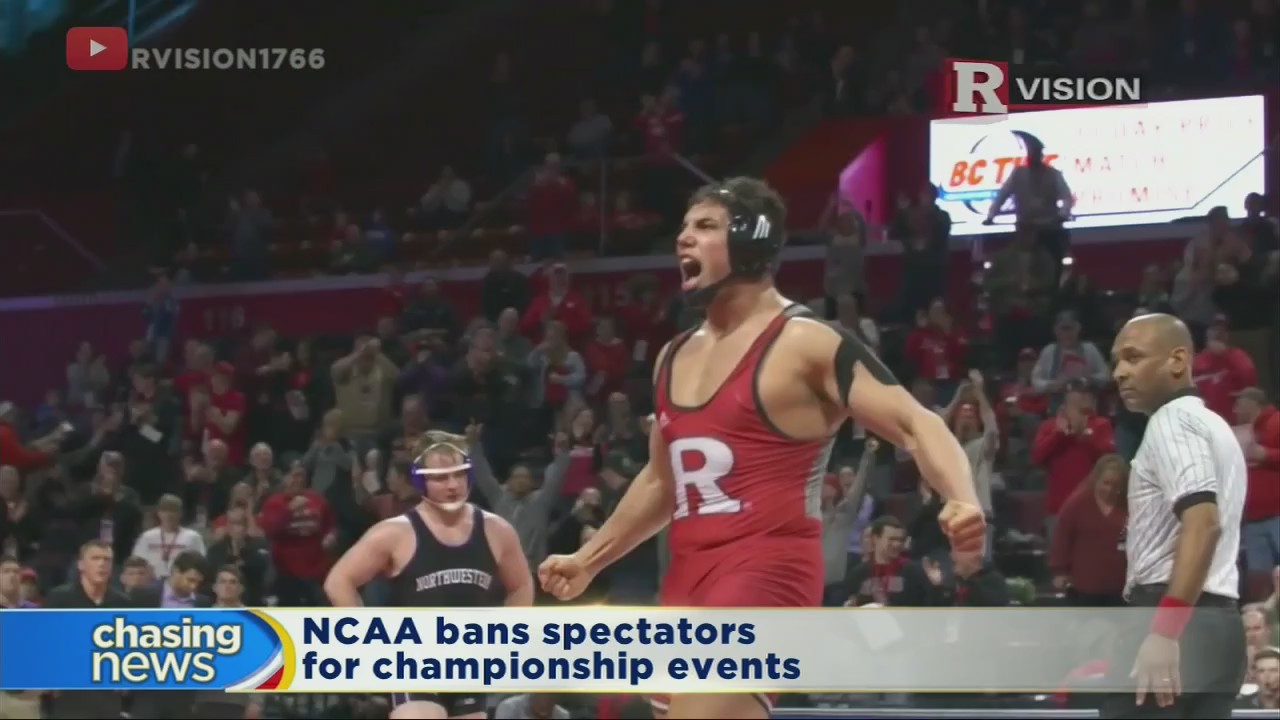 Rutgers wrestling coach discusses NCAA fan ban