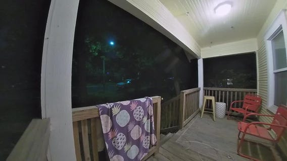 VIDEO: Gunshots heard on neighbor's footage