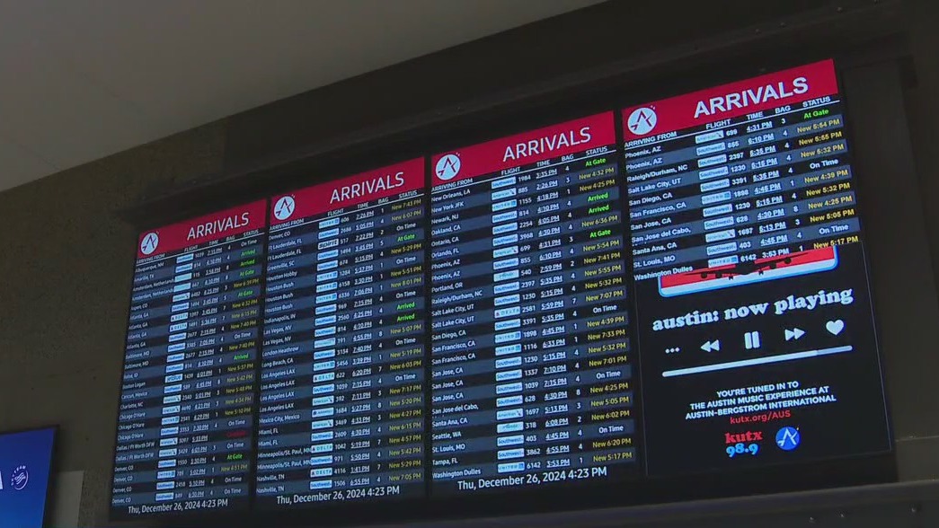 Travelers experience flight delays, cancelations