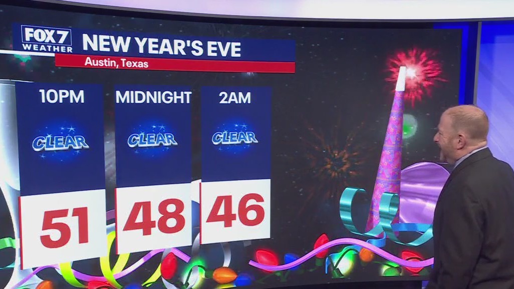 Austin weather: Chilly, clear start to 2025