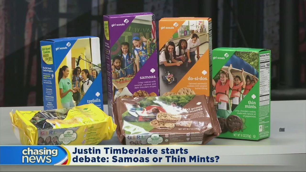 Time to eat the Girl Scout Cookies!