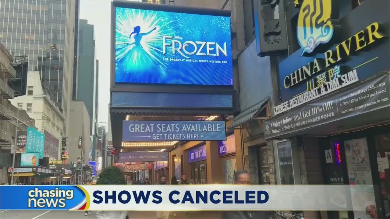 Broadway shows canceled, Live Nation concerts postponed