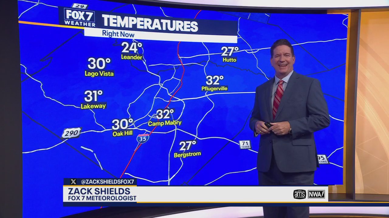 Austin weather: Freezing temperatures and rain | FOX 7 Austin