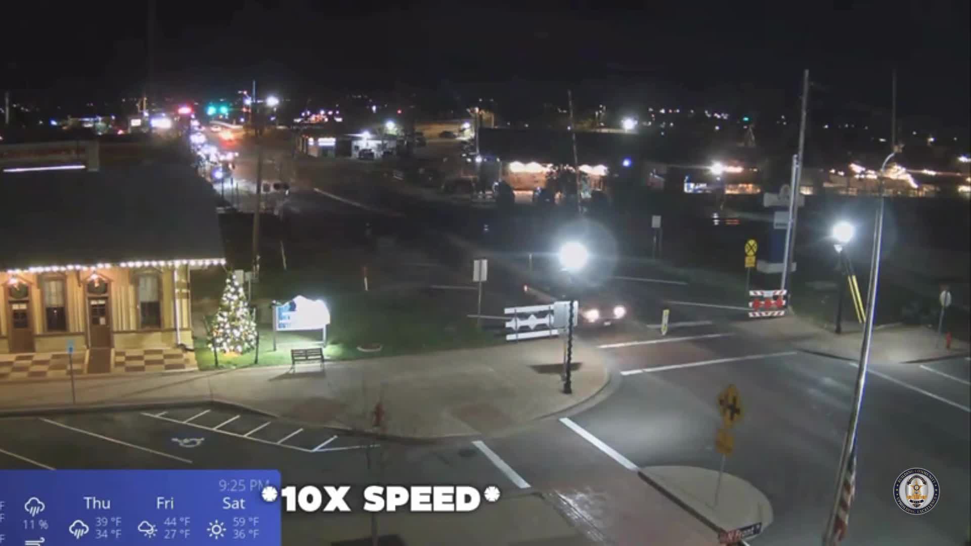 Train wreck at Center Street in Kyle