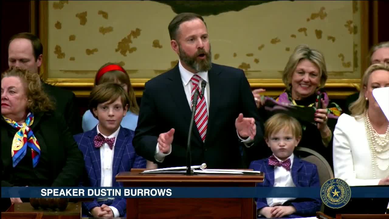 New Speaker Dustin Burrows addresses Texas House: FULL