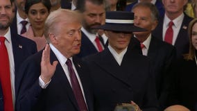 Donald Trump sworn-in as president