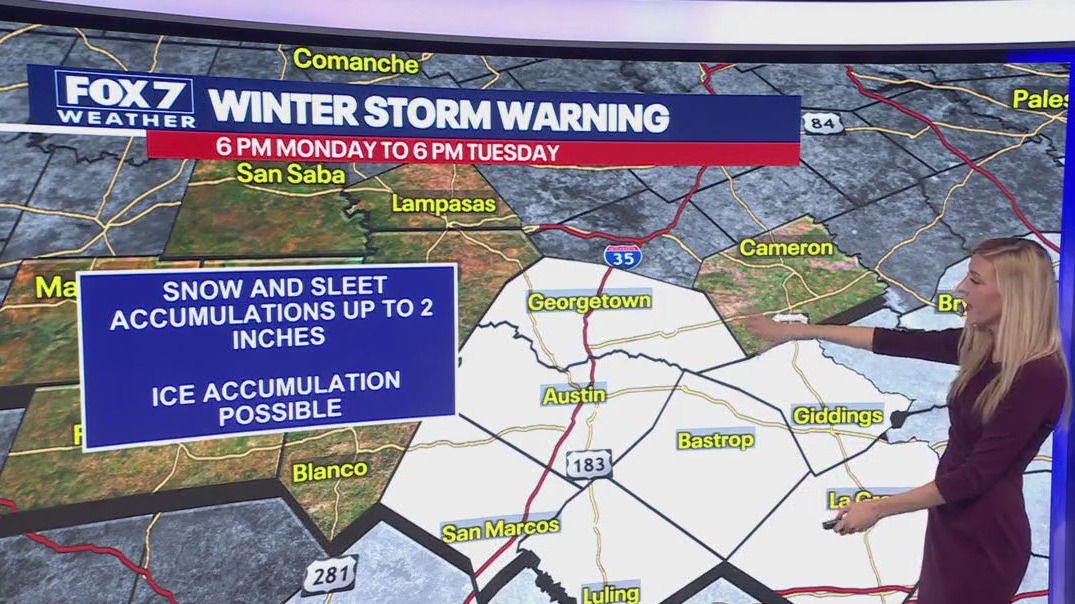 Austin weather: Winter Storm Warning soon