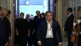 Trump, Biden arrive at Capitol