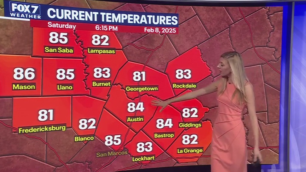 Austin weather: Feb. 8 evening forecast