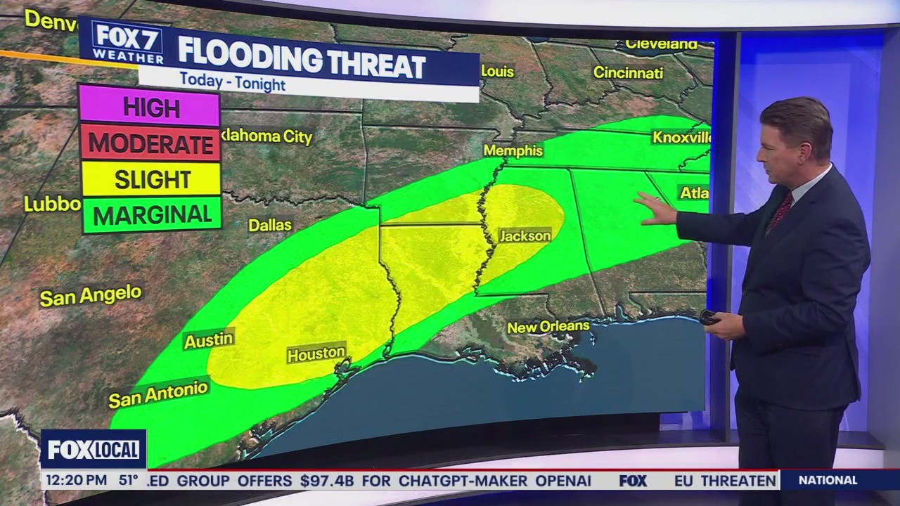 Austin weather: Flooding possible in some areas