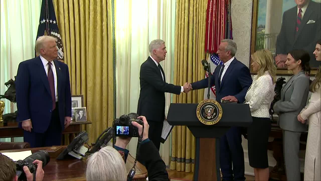 RFK Jr. speaks in Oval Office: FULL SPEECH