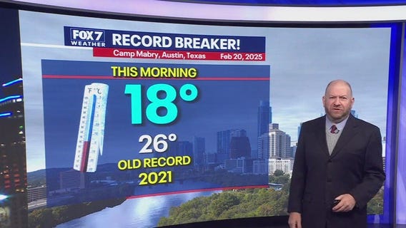 Austin weather: Record breaking cold