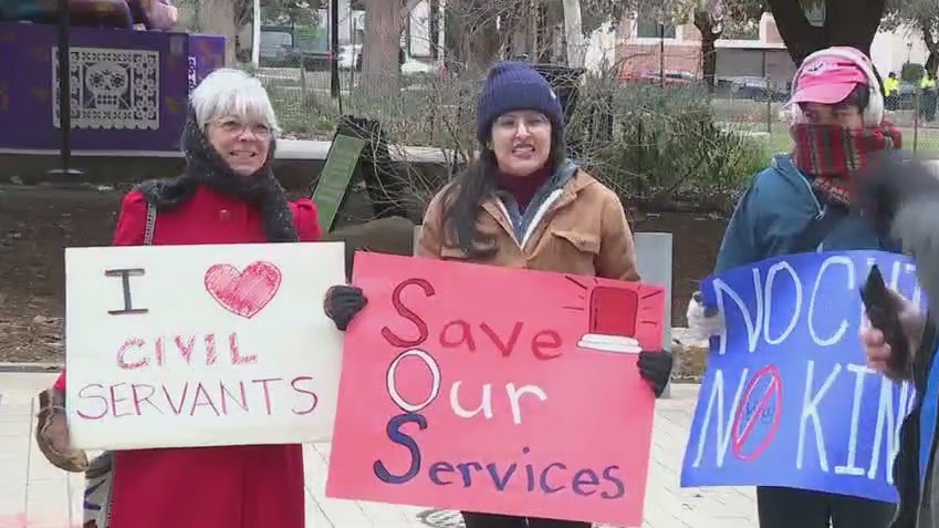 Save Our Services rally in Austin