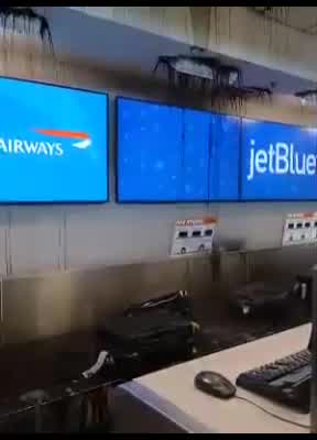 VIDEO: Water leak at Austin airport
