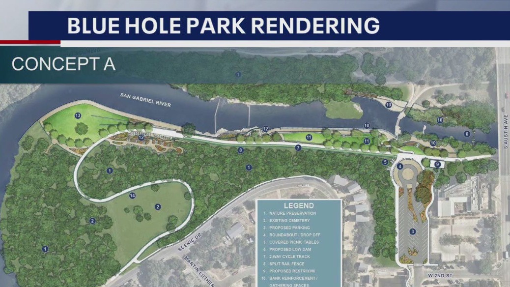 Blue Hole Park potential renovations
